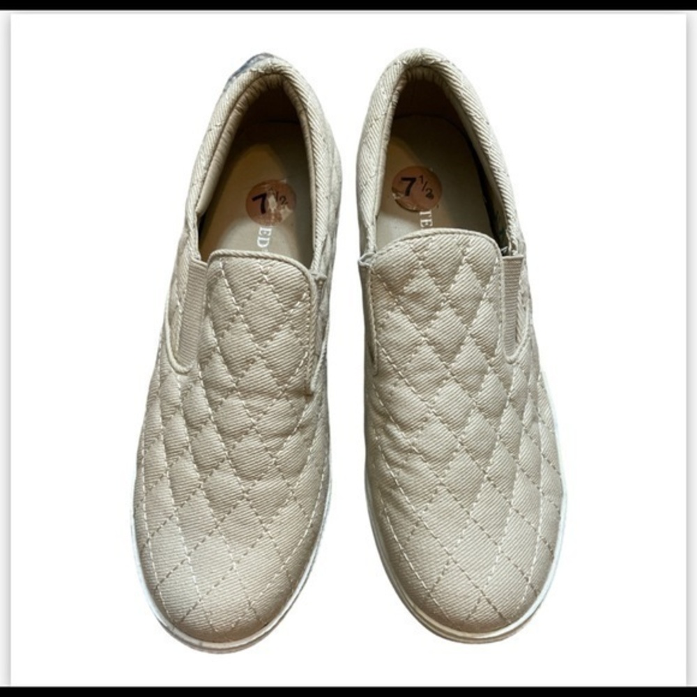 Wanted Cole Off White Quilted Sneakers